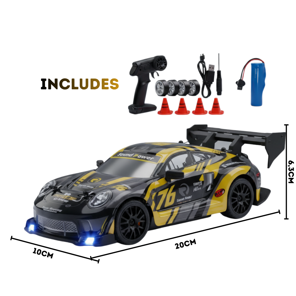 Porsche 911 GT3 RS - Drift Racing 1:24 RC Car