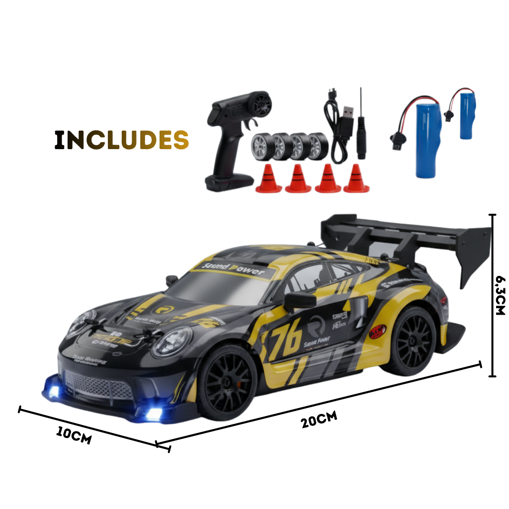 Porsche 911 GT3 RS - Drift Racing 1:24 RC Car