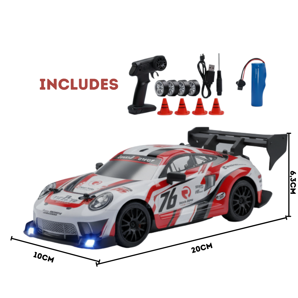 Porsche 911 GT3 RS - Drift Racing 1:24 RC Car