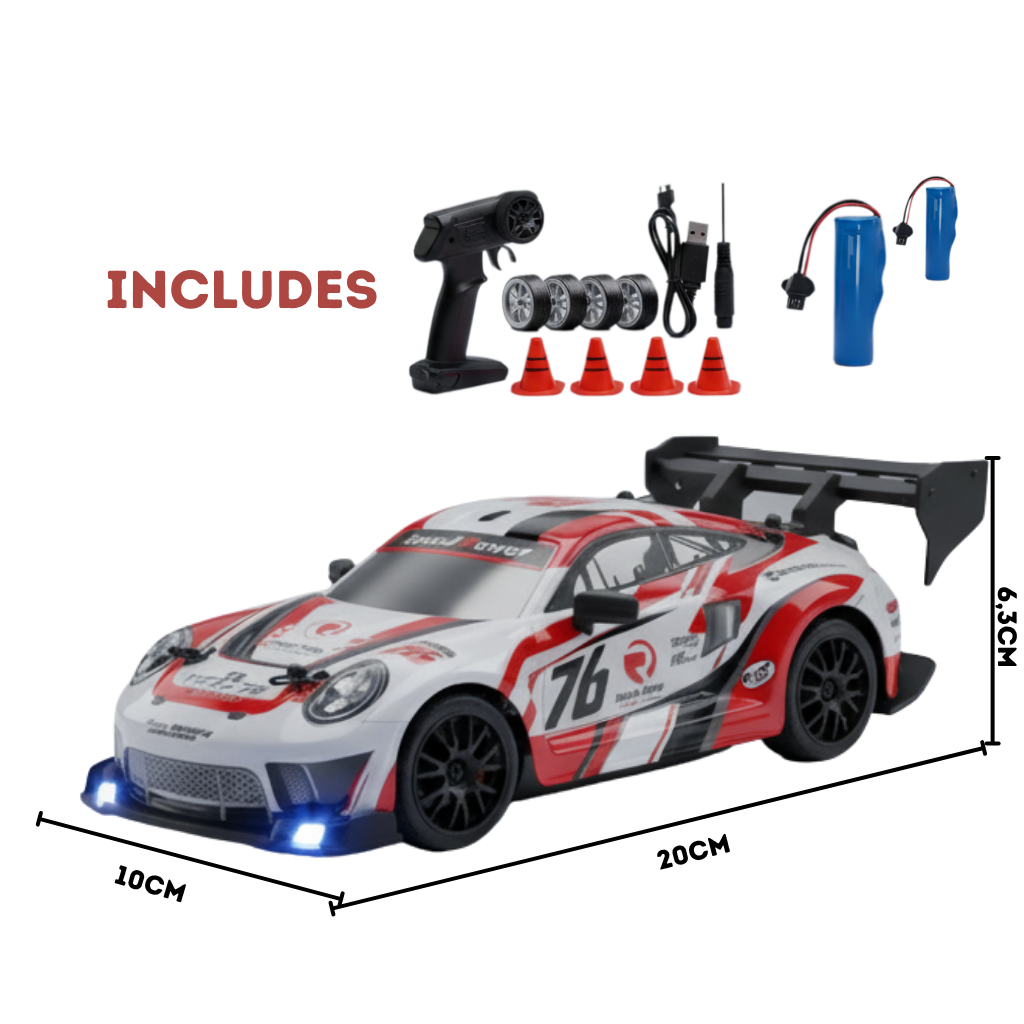 Porsche 911 GT3 RS - Drift Racing 1:24 RC Car