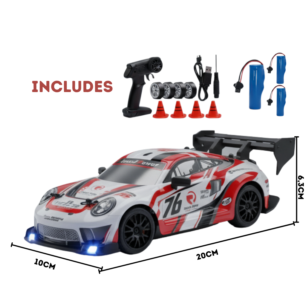Porsche 911 GT3 RS - Drift Racing 1:24 RC Car