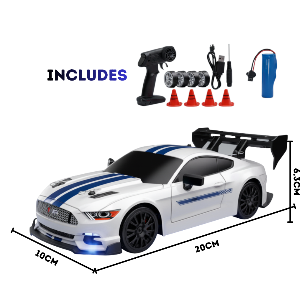 Ford Mustang - Drift Racing 1:24 RC Car