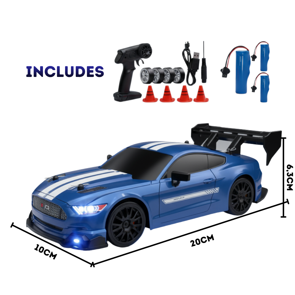 Ford Mustang - Drift Racing 1:24 RC Car