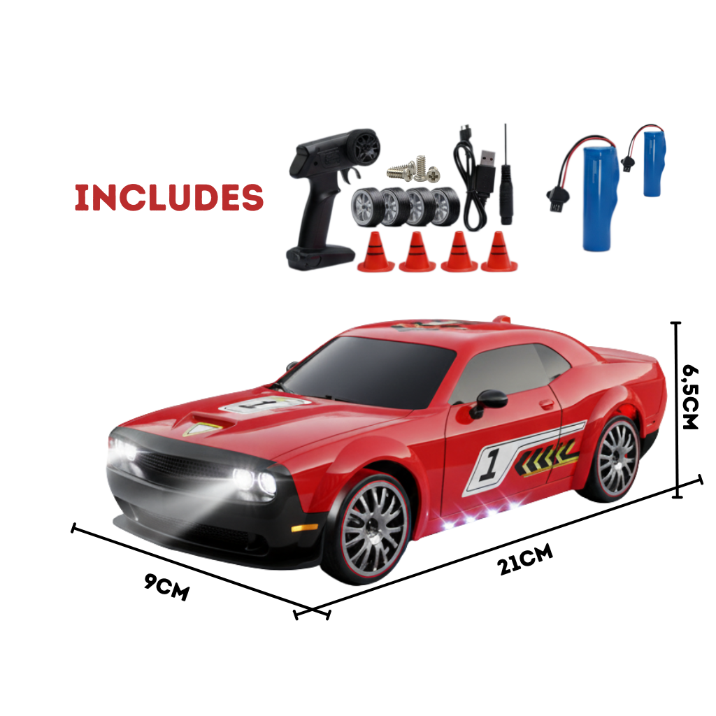 Dodge Challenger - Drift Racing 1:24 RC Car