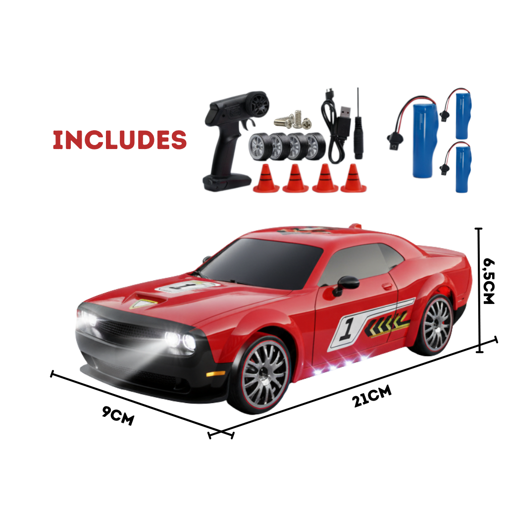 Dodge Challenger - Drift Racing 1:24 RC Car
